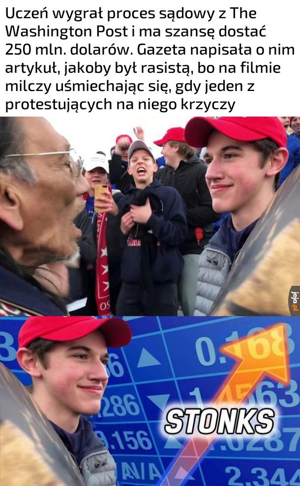 Teraz to pewnie się dopiero uśmiecha