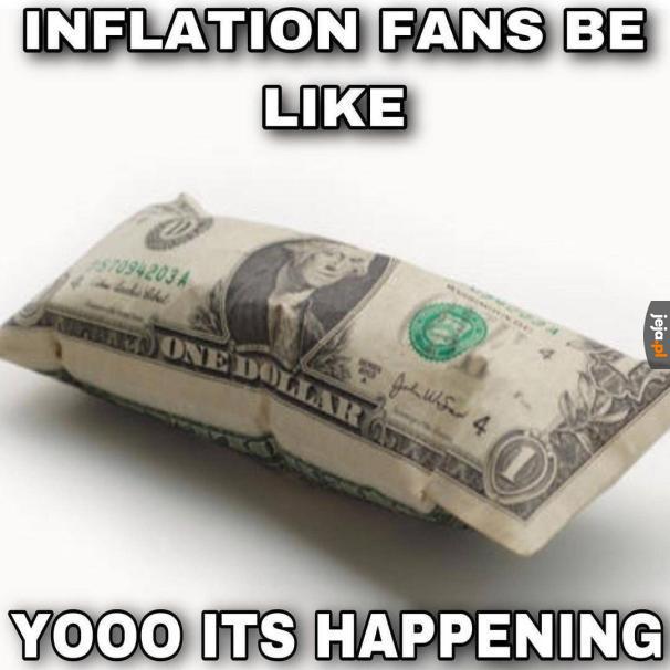 Sporo memów o inflacji