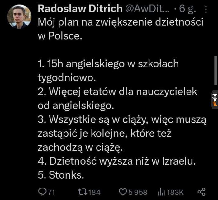 Ten człowiek to geniusz