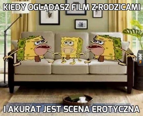 Kiedy oglądasz film z rodzicami