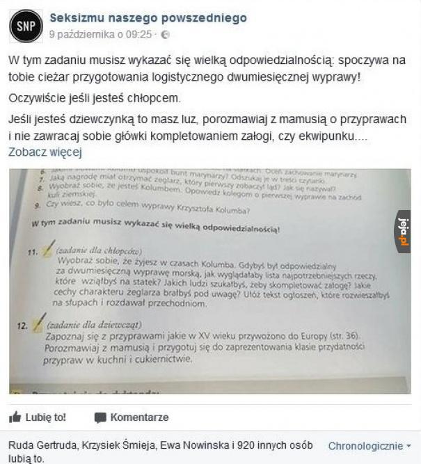 A więc mówisz, że mamy równouprawnienie?