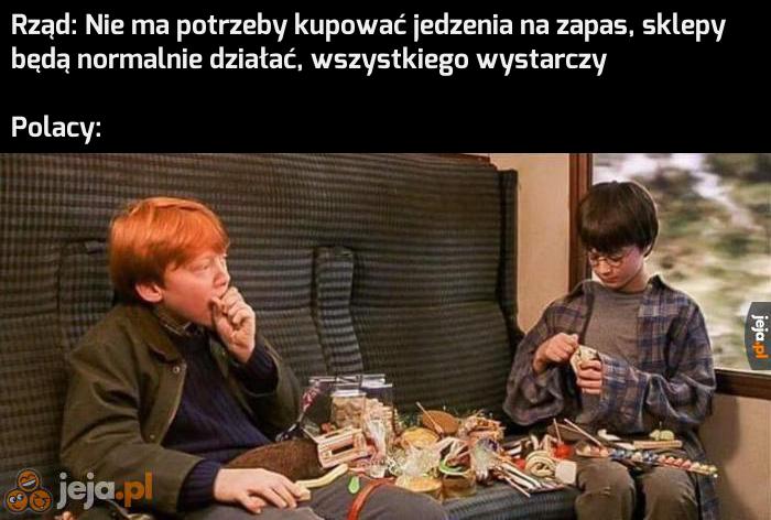 Idę kupić tylko kilo papryki i karton mleka, a w sklepie armageddon
