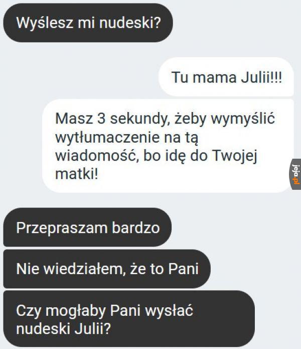 Proszę pani...