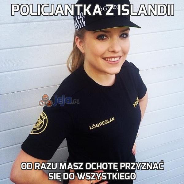 Policjantka z Islandii