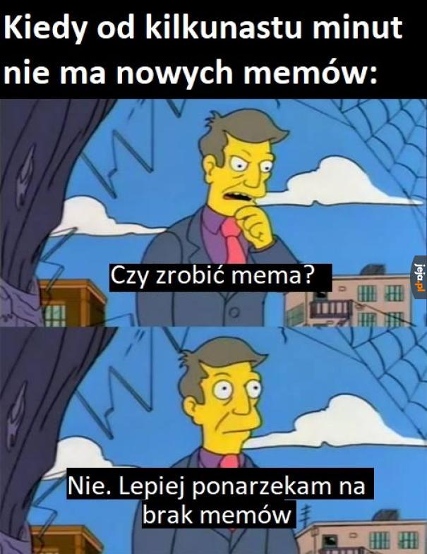 Czy to strona jest martwa czy może moja kreatywność?