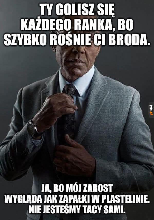 A Ty czemu się golisz?