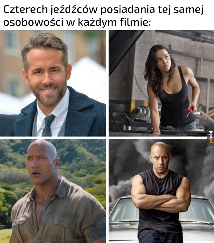 Zawsze grają te same postacie