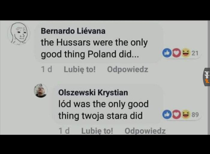 Uratował nasz honor