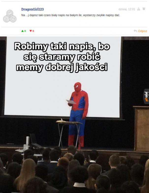Żeby wszyscy dawali takie napisy...