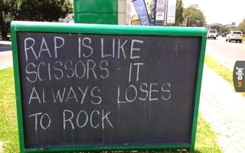 Rock wygrywa!