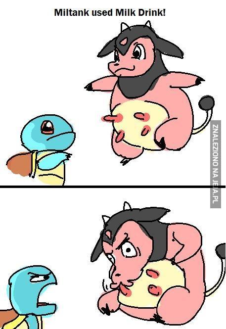 Miltank used Milk Drink!