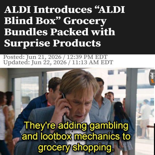 Lootboxy w marketach