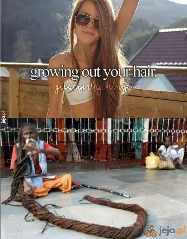Zapuszczanie włosów