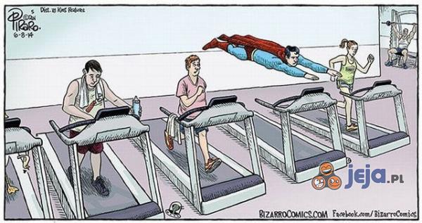 Superman dba o formę