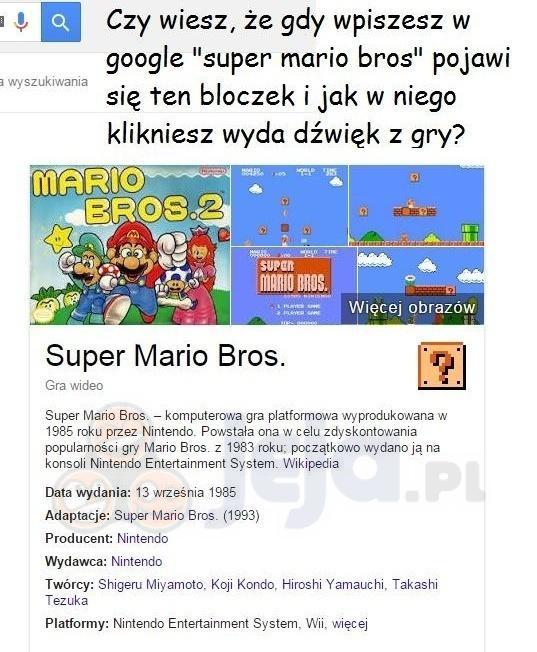 Mario w Google