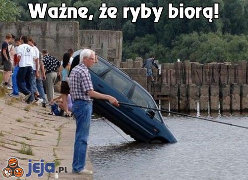 Ważne, że ryby biorą!