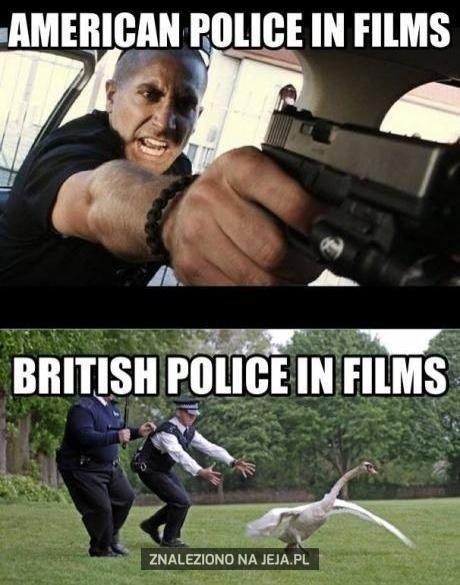 Amerykańska i brytyjska policja