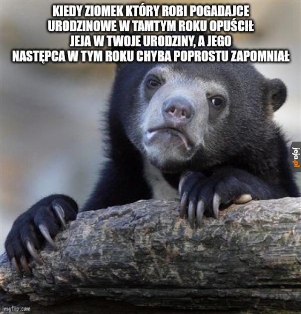 Niby nic, a jednak trochę smutek jest