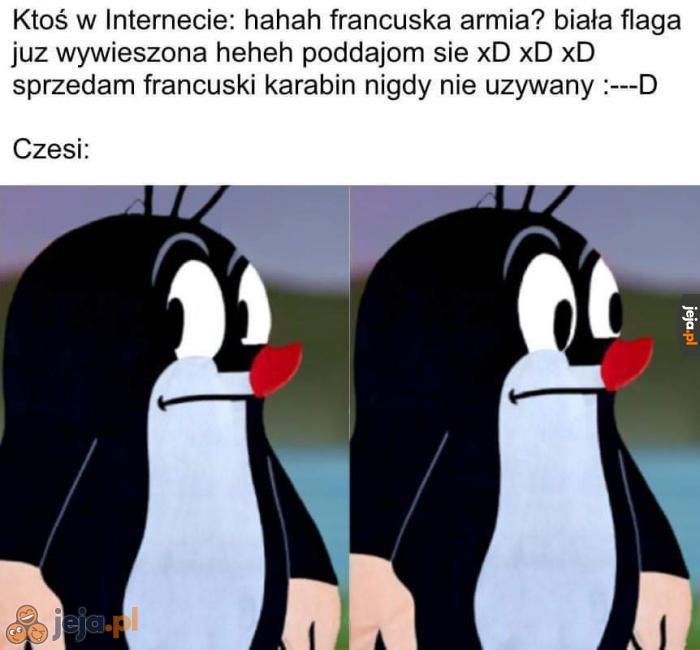 Jakoś tak tylko do Francji przylgnęło z tym poddawaniem się