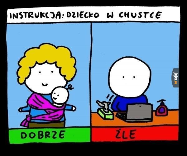 Dziecko w chustce