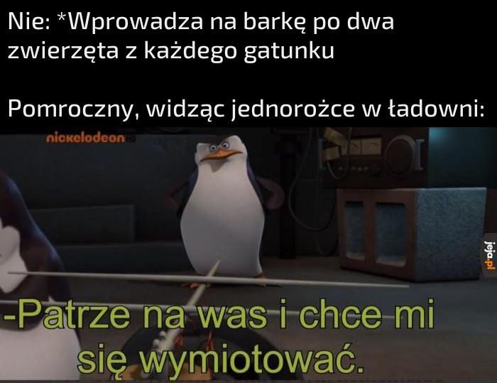 A potem je wyrzucił na zbity pysk