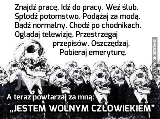 Wolność to niewola!