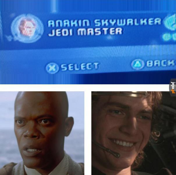 A jednak Mistrz Jedi