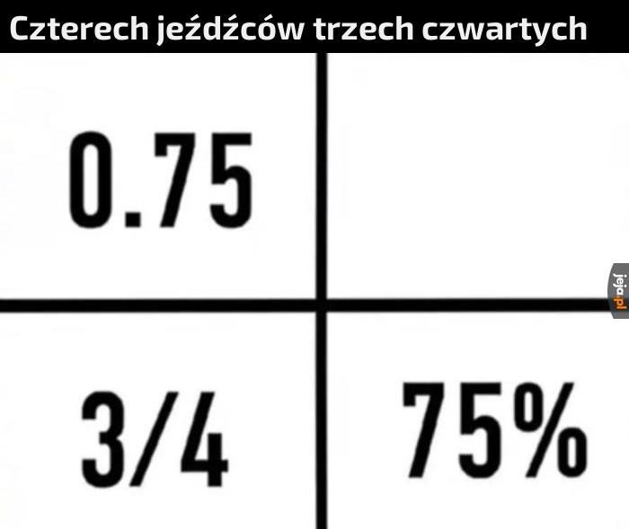 Na trzy cztery