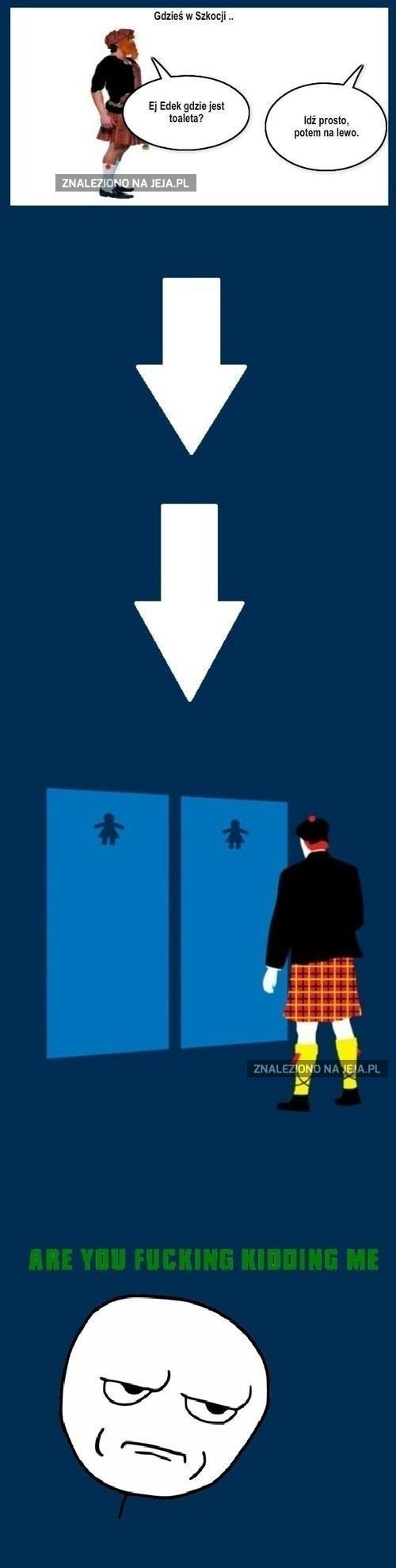 Toalety w Szkocji