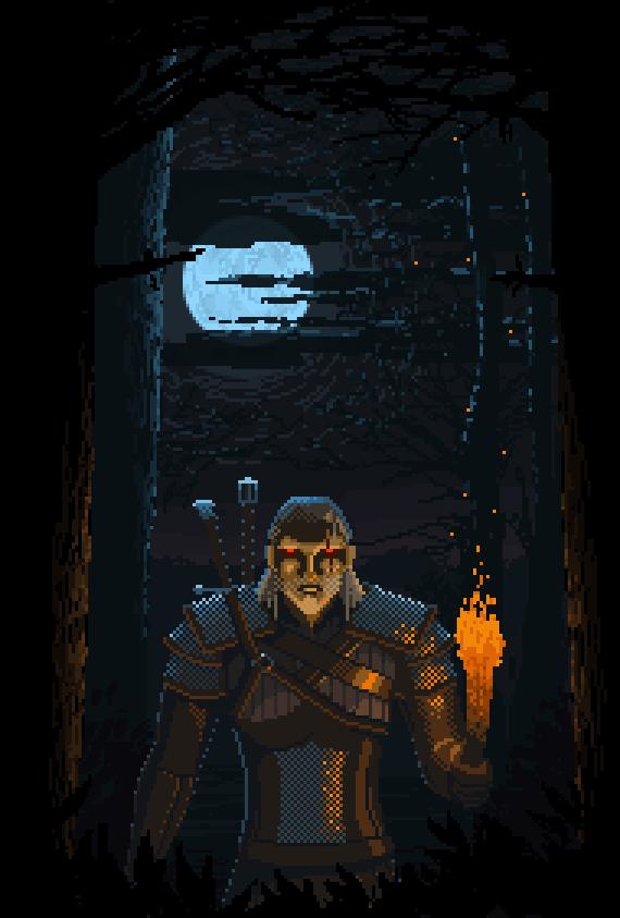 Geralt - wersja 8 bitowa