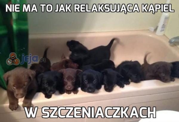 Nie ma to jak relaksująca kąpiel