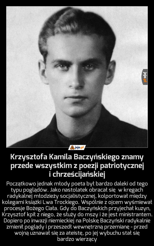 Baczyński, jakiego nie znaliście