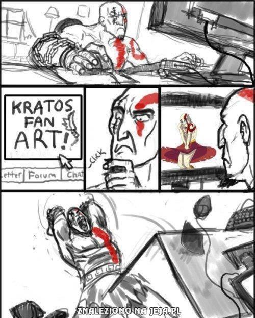 Kratos nie powinien przeglądać internetu