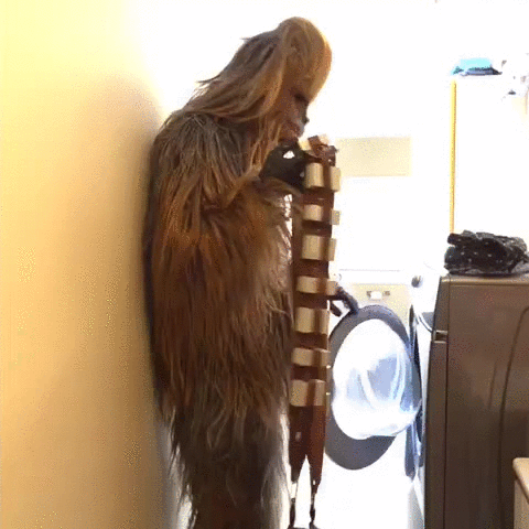 Chewbacca robi pranie