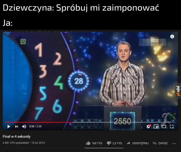 Z jakiegoś powodu nie była zachwycona