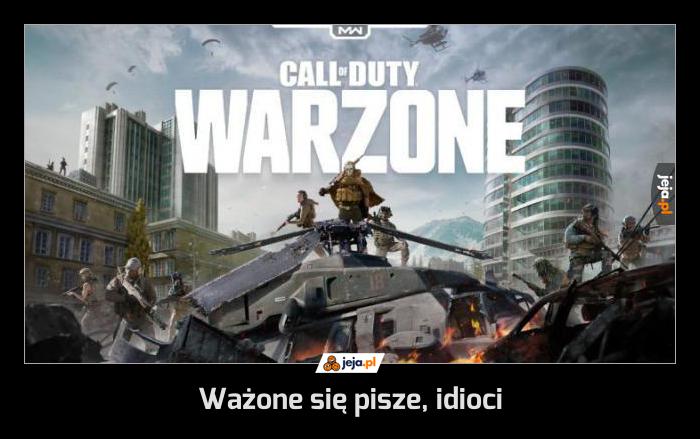 Widzę, że słabo z ortografią