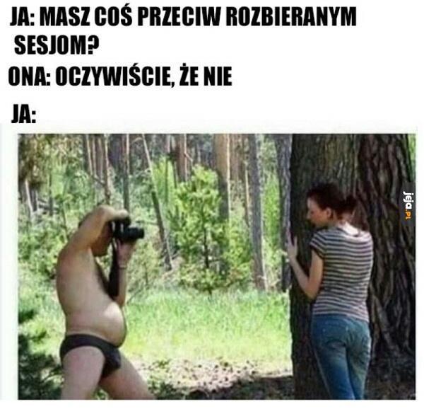 Rozbierana sesja
