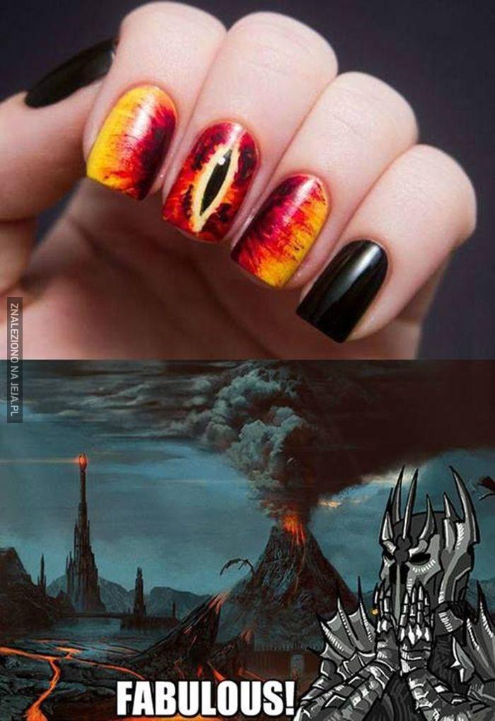 Manicure prosto z Mordoru