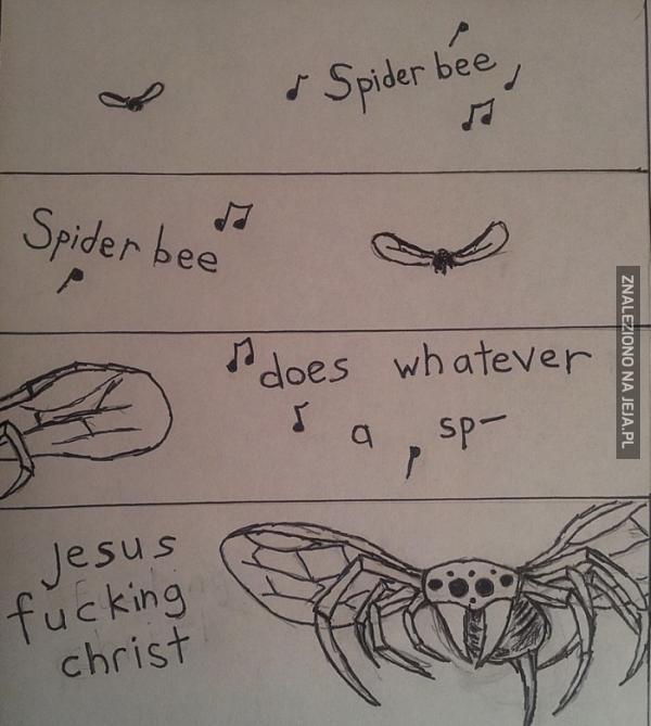 Spider bee, spider bee!