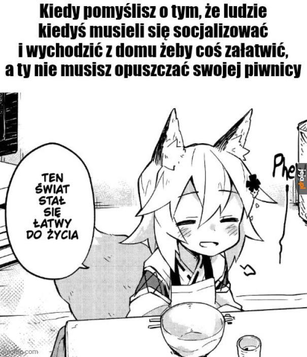 Mogę spokojnie gnić w domu