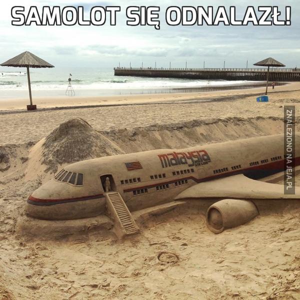 Samolot się odnalazł!