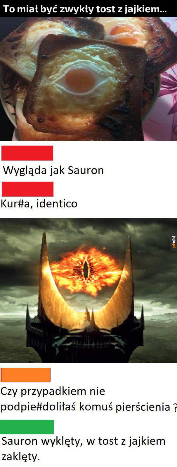Sauron w toście