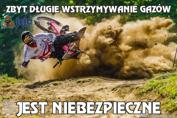 Zbyt długie wstrzymywanie gazów