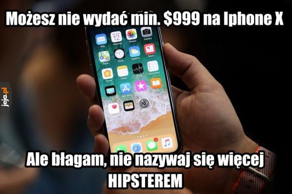 Iphone X vs hipster