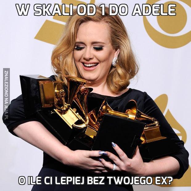 W skali od 1 do Adele