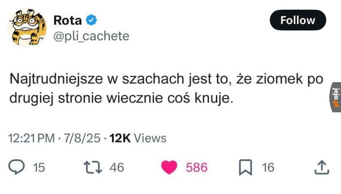 Wiecznie coś cwaniakuje cwaniak