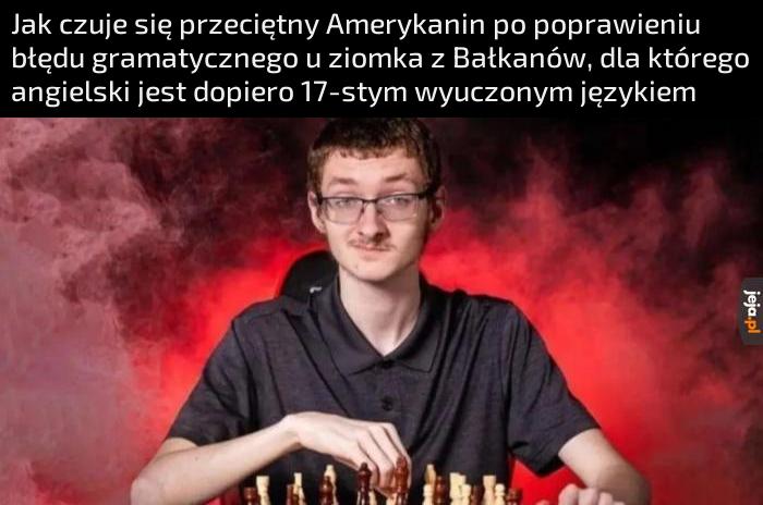 W końcu nawet obcy i jaskiniowcy mówią po angielsku