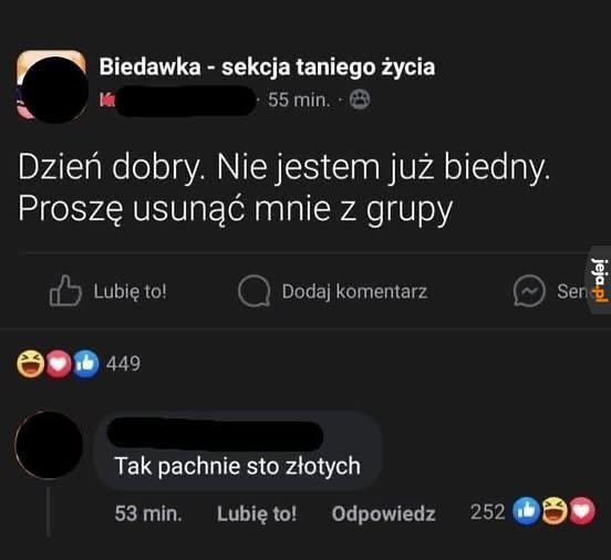 Koniec z biedą