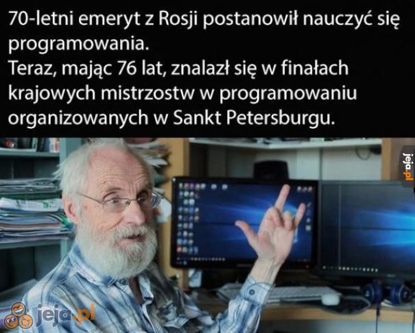 Zdolny staruszek