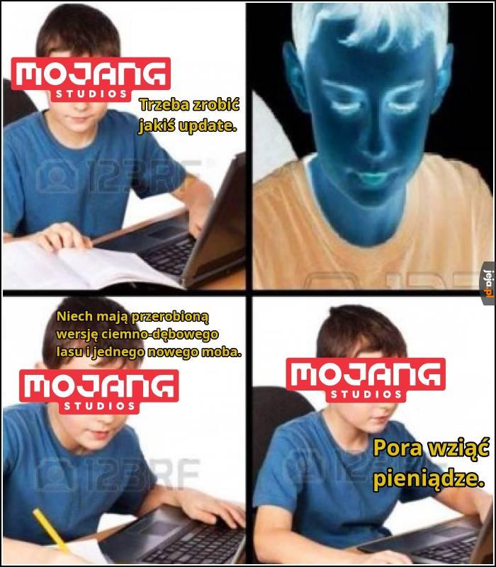 Ale dupny ten MInecraft Live, który w dodatku nie jest na żywo xD
